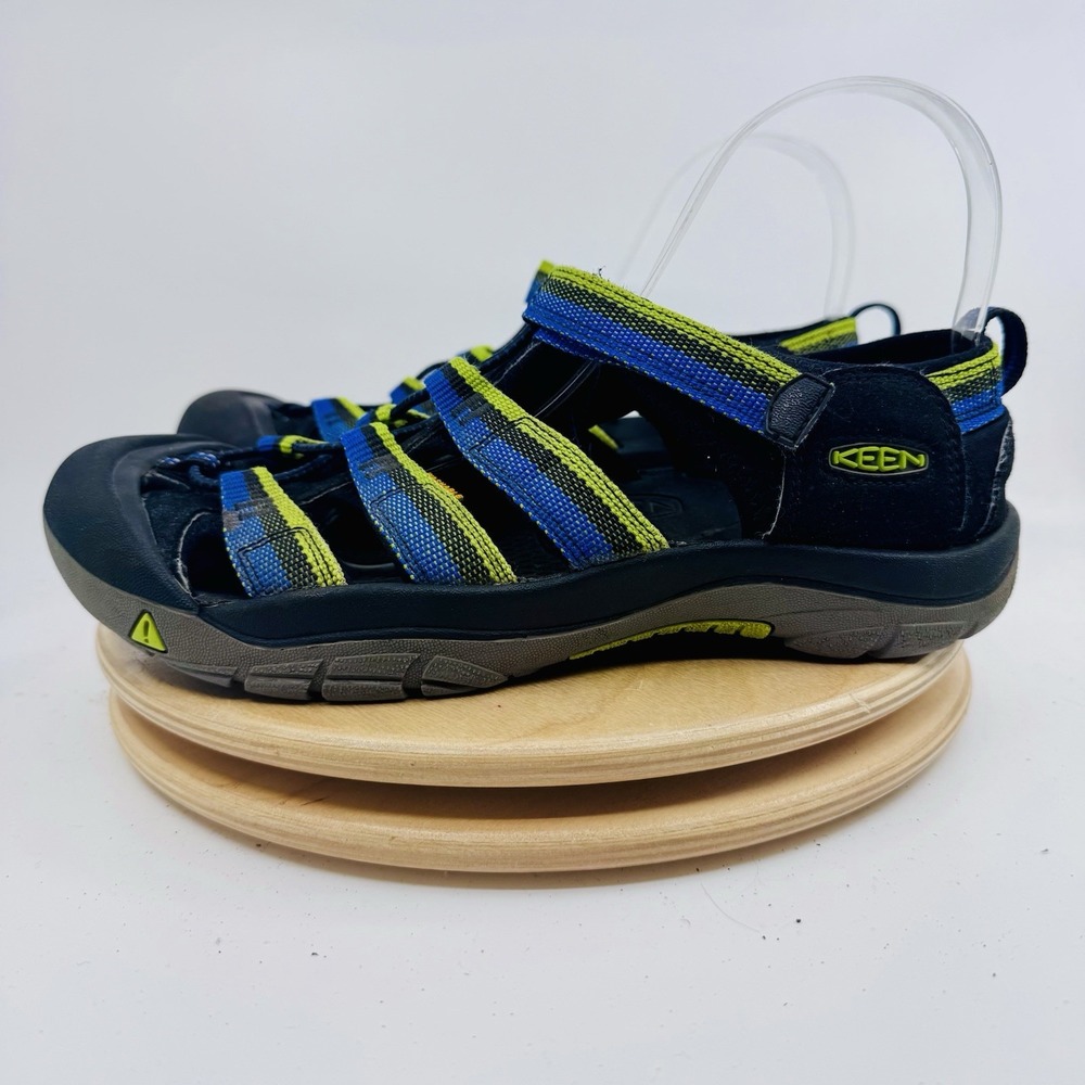 KEEN Newport H2 Shoes Men's 7 Black Blue Green Outdoor Hiking Sport Sandals